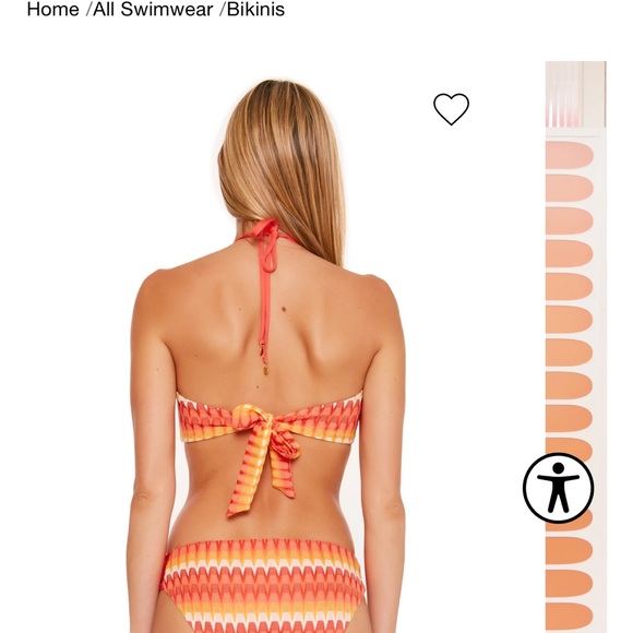 TrinaTurk sunray bikini size 4 - Picture 2 of 2